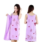 Microfiber Towel Quick-drying Absorbent Thick Wearable Magic Superfine Fiber Microfiber Bath Dress Towel For Girl