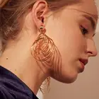 Earrings Gold Drop Shipping Big Earrings Personalized Hipster Huge Geometric Sexy Gold Earrings
