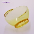 Bowl Round Antique Fruit Bowl Glass Coloured Thick Round Borosilicate Glass Bowl