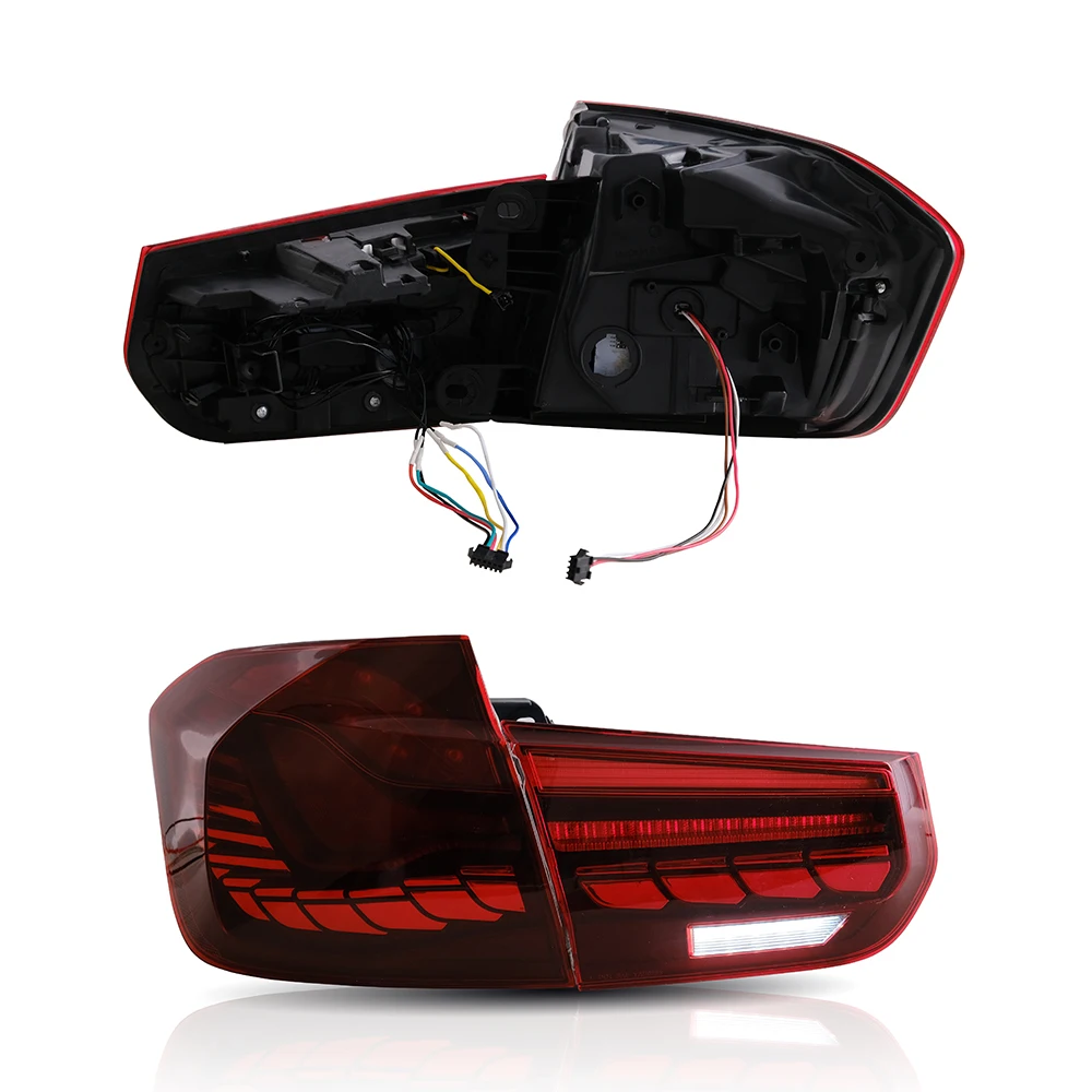 product modified dragon scale style taillight tail light for bmw 3 series f30 f35 318i 320i 325i 2009 2018 tail lights rear lamp-7
