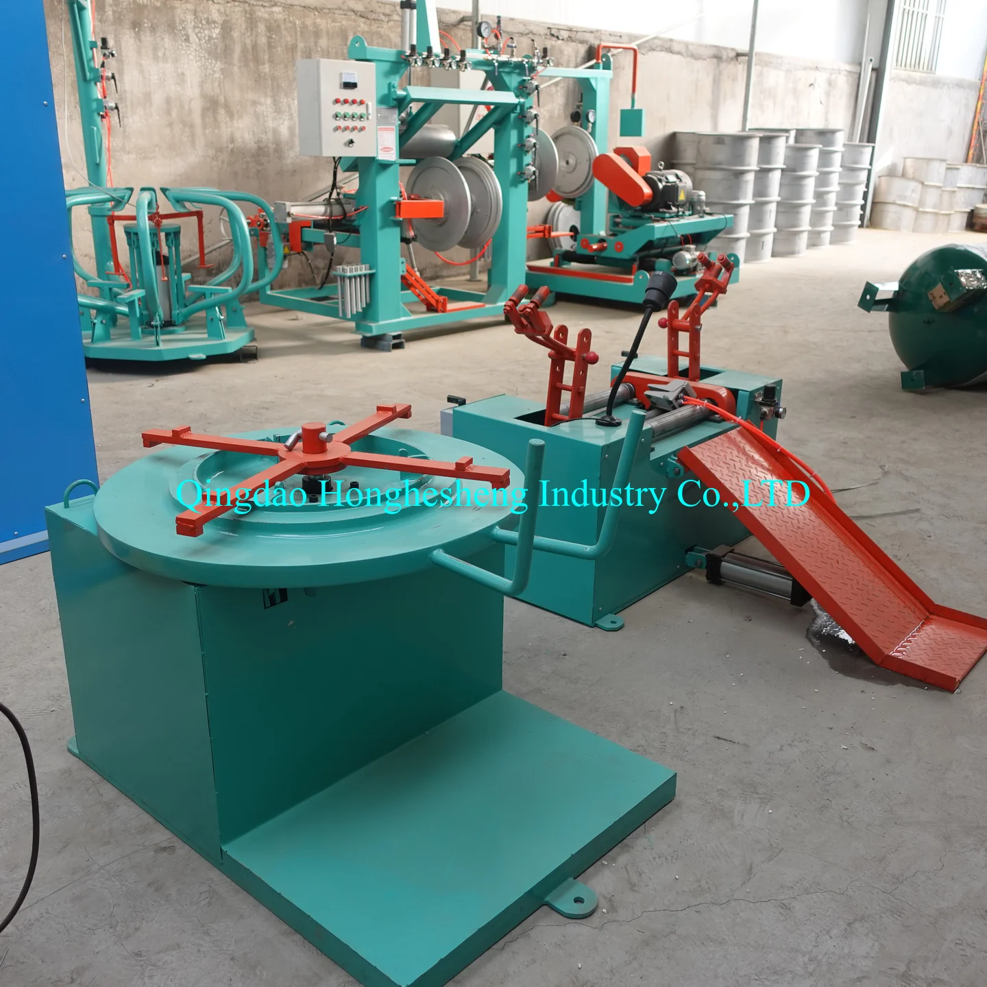 Rims disassembly and assembly machine/machine for retread tire line/steel rims loading and unloading machine