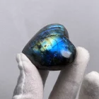 Labradorite Hot Selling Products Natural High Quality Labradorite Crystal Heart Decorative Healing Energy
