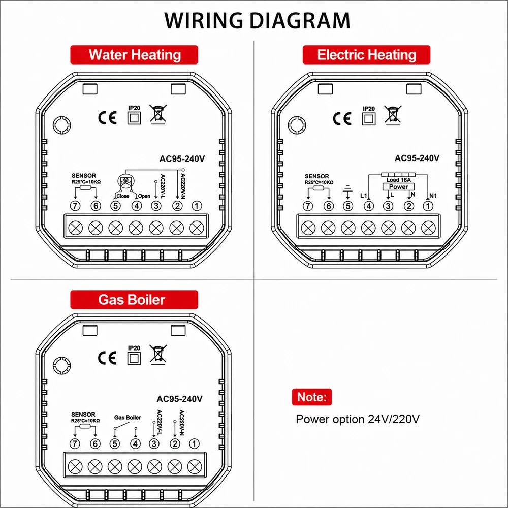 For Floor Heating Boiler, TFT, 230 V, 24VAC - detail 4