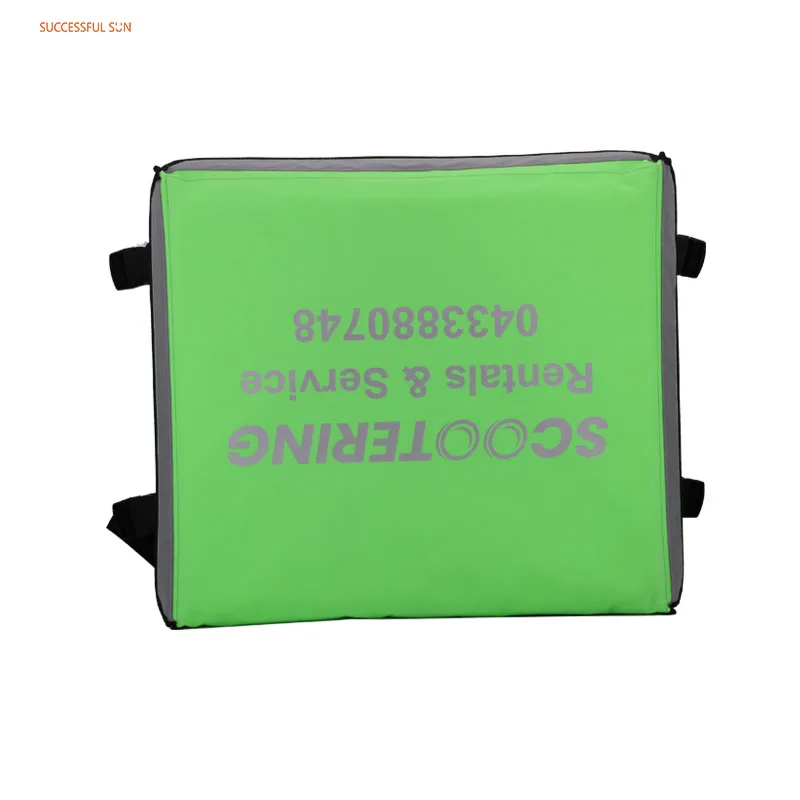 Wholesale Food Delivery Bag Cooler Insulated Commercial Thermal Food Delivery Bag Eco-friendly Customized logo and Size manufacture