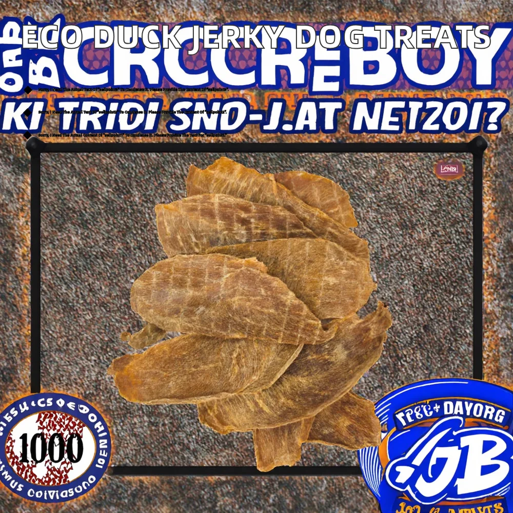 Eco-Friendly High-Protein Dry Duck Jerky Strips Dog Treats for Pets-Joint Health manufacture
