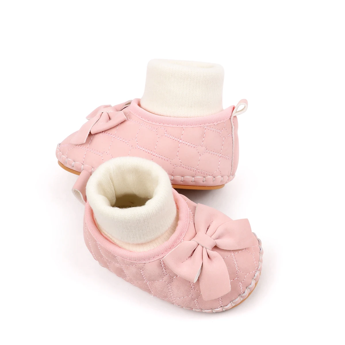New Arrival Beautiful Bowknot Designs Baby Socks Shoes for Girls factory
