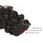 Hair Clips Clip Hot Beauty Hair Bundles Clips In Natural Peruvian Clip In Virgin Human Hair Extensions