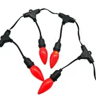 Solar Led Lights New Product Outdoor Waterproof Connector Festival Patio Party Solar Power LED Festoon String Lights