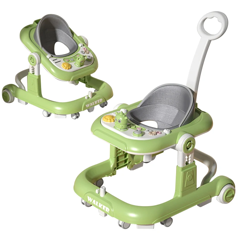 Andaderas Para Bebes Folding Baby Walker Sit-To-Stand Learning Walker Kids Baby Push Walker 4 In 1 With Wheels And Seat