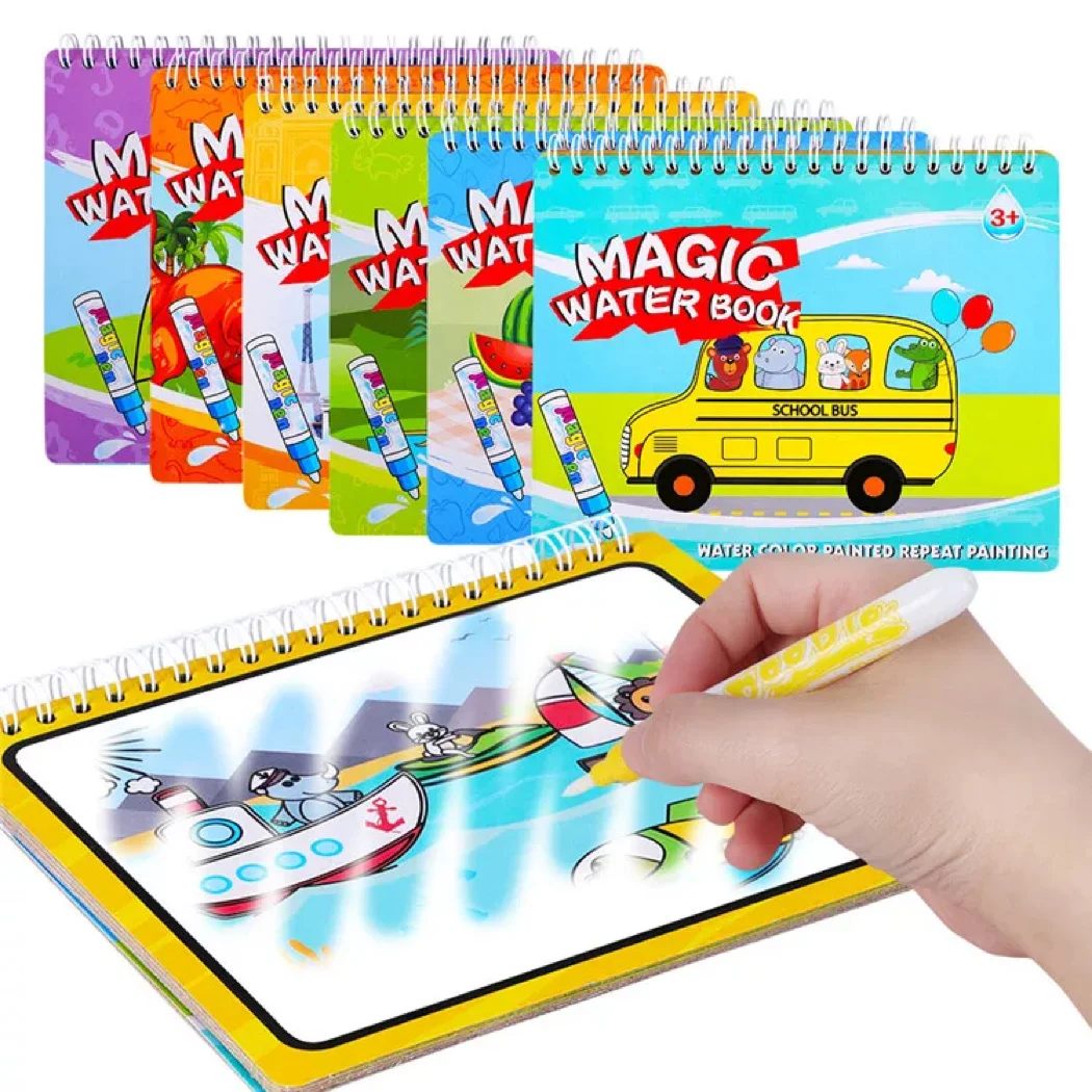 MAGIC PAINTING COLOURING BOOKS A4 A5 A6 ANY Qty PARTY BAGS FUNDRAISING WHOLESALE 