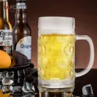 Glassround 550ml Hot Sale Bar Mug With Logo Use Tall And Thin Factory Direct Wholesale Beer Mug Cup