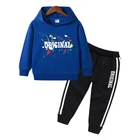 Boys OA OEM Amazon Spring Autumn Kids Boys Hoodies Cartoon Letter Children Boys Hoodies Set