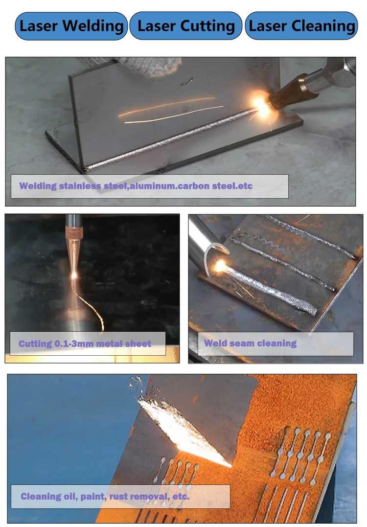 steel laser welding samples