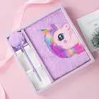 Notebook Notebook Wholesale School Stationery A5 Diary Notebook Cute Unicorn Plush Notebook