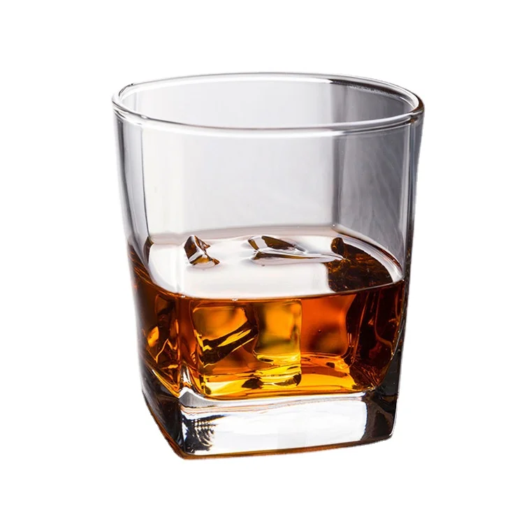 Nordic Simplicity Glass Cup Transparent Whiskey Glass Glassware Water Drinking Milk juice Beer Cup Glasses For Bar And Party