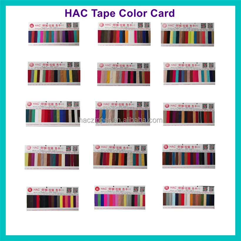 HAC Tape Color Card-2021