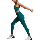 Suit Sport Sexy Soild Hip Lift Sleeveless Garment Seamless Knitting Yoga Fitness Suit Sport Wear