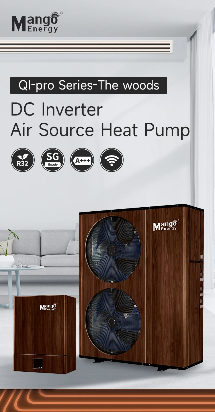 Air Source Heat Pump, 12kw, R32, Inverter, Solar - detail 2