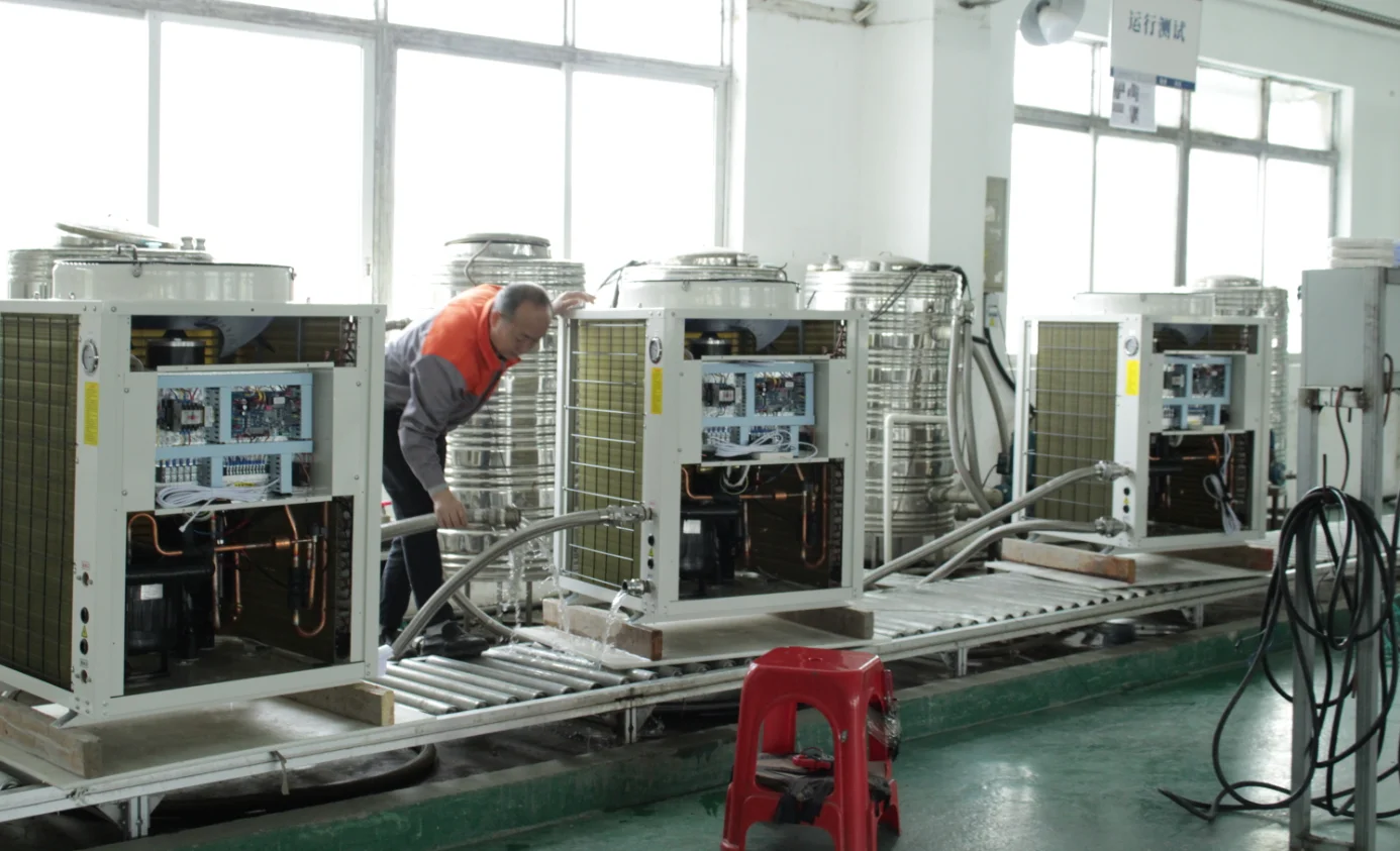 200 L All-in-One Air Energy Heat Pump Stainless Steel 220V 50Hz CE Certified New OEM For Hotel Outdoor Applications R290