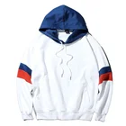 Color Block Oem Custom 450 Gsm Color Block Sweathshirt Cut And Sew Multi Color Hoodie