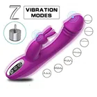 Vibrator Good Price Realistic Rabbit Vibrator 12 Speeds Mode Sex Toy Dildo For Women Couple Vibrator