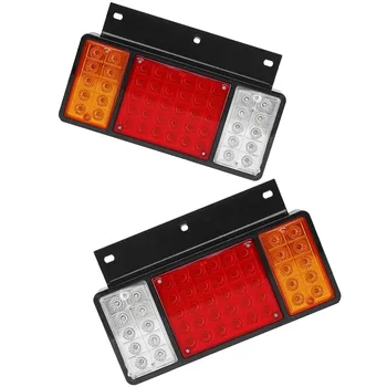 24V Waterproof Car Truck 50 LED Rear Tail Light Driving Brake Turn Reverse Lamp Fit ISUZU Elf Truck NPR NKR NHR NLR 1984-up