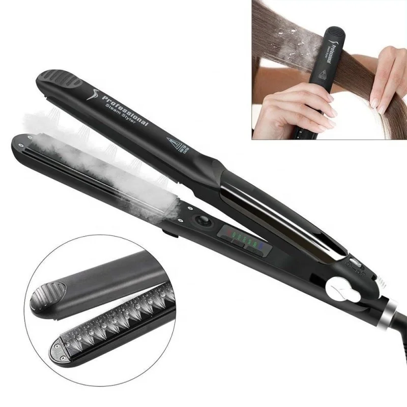 Best Seller Hair Tool Hair Straightener Electric Ceramic Flat Iron Dual  Voltage Steam Hair Straightening For Styling - Buy Electric Hair  Straightening,Flat Iron Hair Straightener,Steam Hair Straightener Product  on 