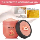 OEM Peach Body Lotion Custom Private Label Body Butter For Dry Body Moisturizing And Whitening