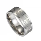 Silver Silver Fashion New Designer Vintage Hip Hop Stainless Silver Rock Fish Hook Men's Ring