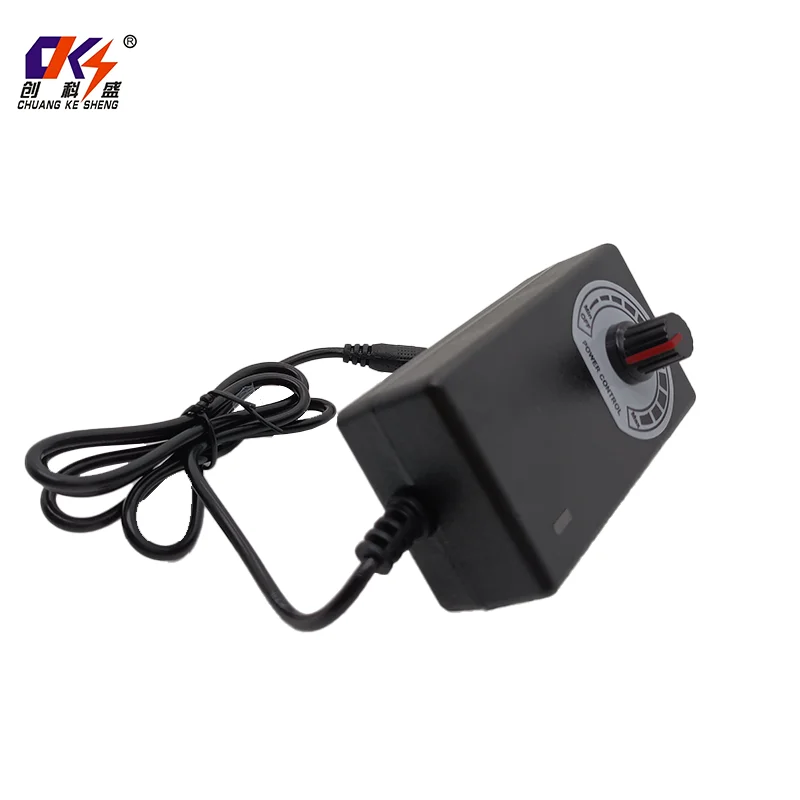 product plug in 3v 12v 1a led dimmer speed regulating dimming 3w 12w ac dc adjustable voltage power adapter for motor led light strip-1