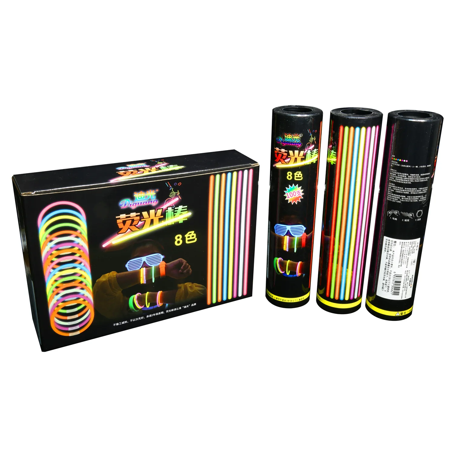 Disposable Colorful Light Stick Concert Flash Bracelet Luminous Dance Glow Stick