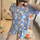 Sale Sleepwear Promotion Hot Sale Sleepwear Shorts Set Short-sleeve Pajamas 2 Piece Women Pajamas