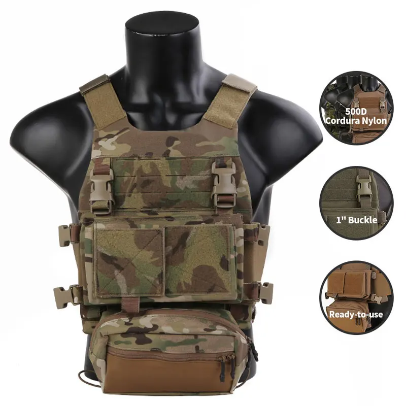 Emersongear Combat FCS Style VEST With MK Chest Rig SET Tactical Vest EM7407 