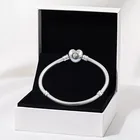 S925 Silver Bracelet Silver Wholesale 100% S925 Silver Bracelet Charm Bracelet Fits Pandoraer Bracelet