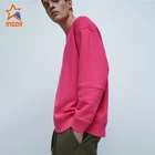 Good Quality Plus Size Shirts Tops Men Breathable Pink Hoodie 2021 New Spring Men Hoodies Custom