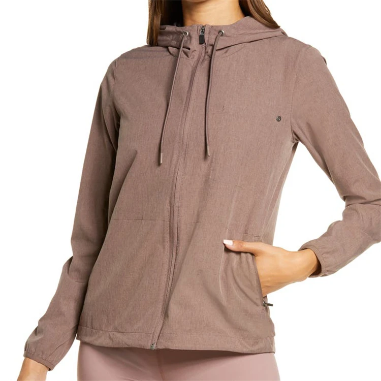 drawstring waterproof jacket