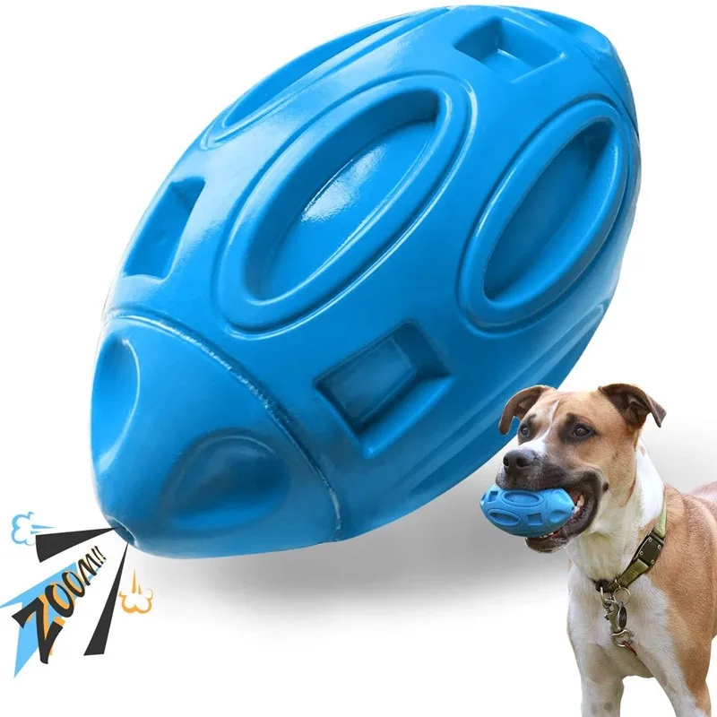 dog toys resistance bite medium large dog rubber chew molar cleaning teeth interactive training game pet puppy rugby ball toy