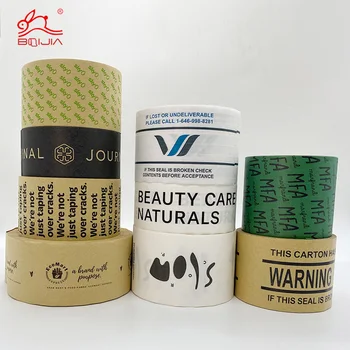 Biodegradable And Environmental Custom Printing with Logo Self Adhesive/Water Activated Reinforced Kraft Paper Gummed Tape