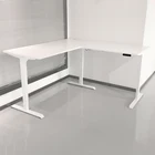 Table Desk L Shape Desk Electric Height Adjustable Sit Stand Desk Frame For Executive Desk Office Furniture
