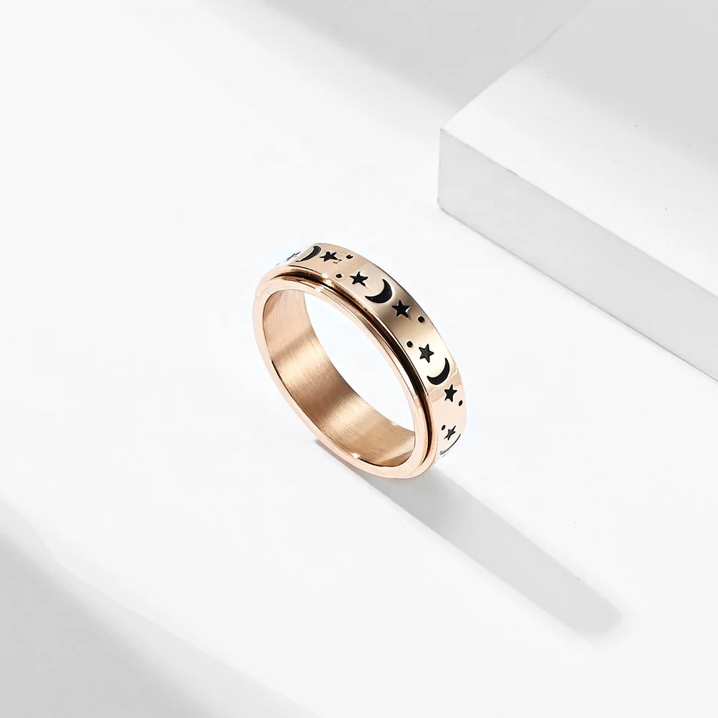 Amazon Hot Sale Rotate Gold Filled 18k 