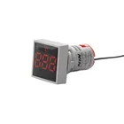 Temperature Meter Panel Digital Panel Meter Big Digital Voltmeter Mini Digital Temperature Meter Display Panel Thermometer