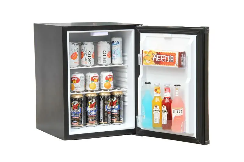 30L black glass door absorption hotel mini fridge glass door mini fridge
