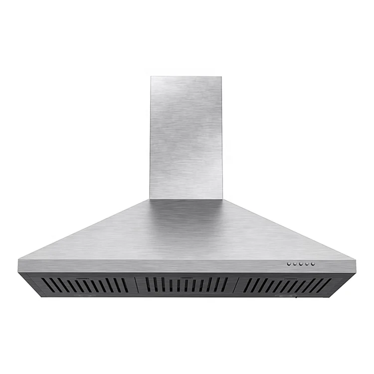 clean stainless steel cooker hood