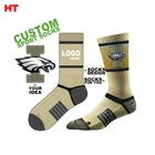 HT-093 OEM Made Your Own Design Logo Custom Sport Socks With Logo Personalised Sports Socks Athletic Socks Custom