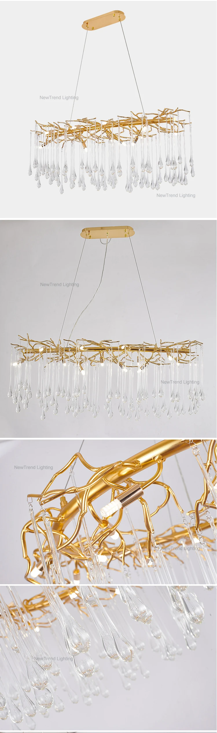 ply801c high quality gold color indoor decoration living room luxury chandelier light-2