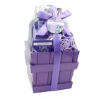 Set Bath Set For Women Gift OEM Toiletries Gift Bath Robe Sponge Set For Women