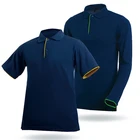 Shirt Safety Workwear Safety Shirt Single Jersey And Bird Eye Fabric Design Polo Shirt