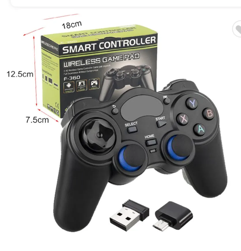 onderpand Ver weg zo veel 2.4g Wireless Game Controller Gamepad For Ps3 Android Tv Box Smartphone  Tablet Pc Fire Tv (black) - Buy 2.4g Wireless Game Controller Gamepad, Gamepad For Ps3 Android Tv Box Smartphone Tablet Pc Fire