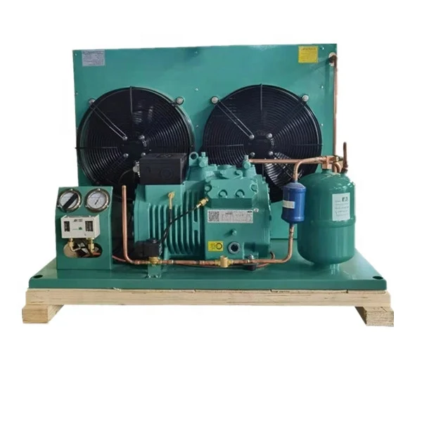 Maneurop Industrial Hermetic Compressor Three Phase 8HP Air-Water Cooled Condensing Unit with Motor for Freezer Refrigeration