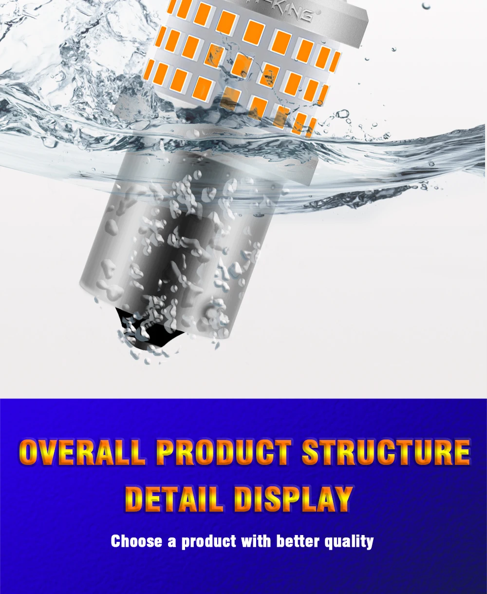 9-80v signal light BAU15S PY21W LED Car Tail Bulb Brake Lights Reverse Lamp Daytime Running Signal Light 3156-3157 led bulb